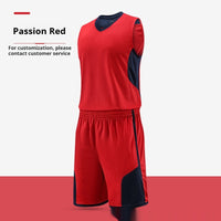 Men’s Basketball Team Set Breathable Training Uniform